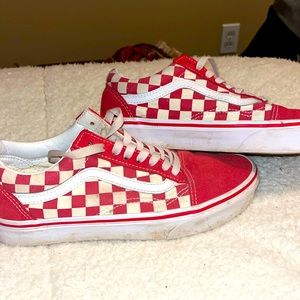 Vans checkered shoes